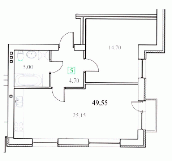 2rooms apartment Druskininkai