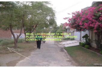 10 MARLA PLOT IN SABZAZAR LAHORE Lahore