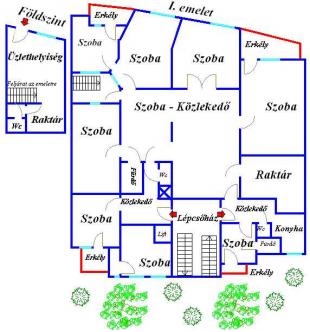 258 sqm office with lessee! Budapest