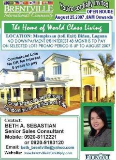 BRENTVILLE INT L. COMMUNITY Laguna
