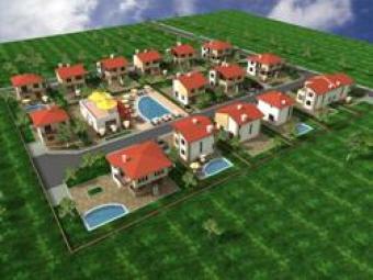 Luxury houses near the Black Sea Sunny Beach