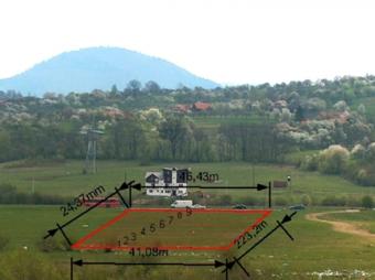 Land near Dracula`s Bran castle Bran