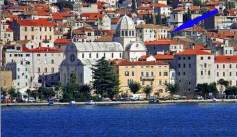View from sea Šibenik