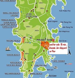 Land for sale near Phuket town. Phuket