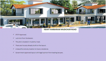 Near Tambaram / Mudichur road Chennai