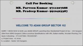 Adani Dwarka Expressway  84680 Gurgaon
