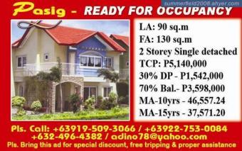 PASIG - BRAND NEW HOUSE AND LOT Pasig