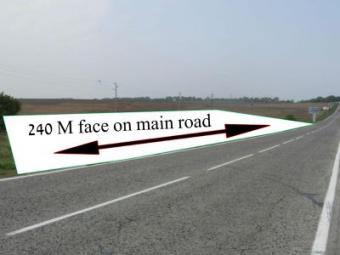 Land on main road Rousse-Varna f Ruse