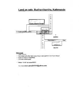 Land on sale  Budhanilkantha Kathmandu