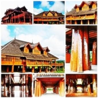 BEAUTIFUL, RARE, GIANT TEAK PALA Chiang Mai