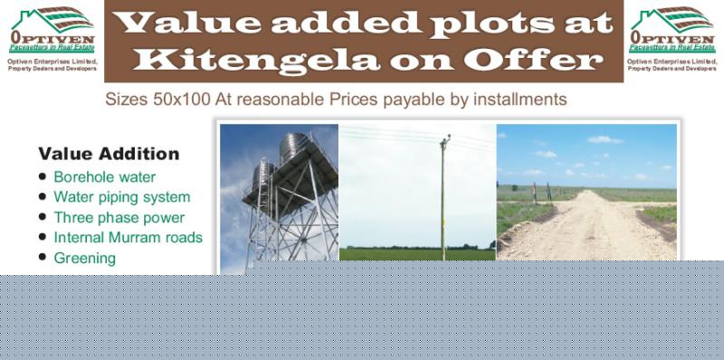 VALUE ADDED PLOTS IN KITENGELA Kitengela