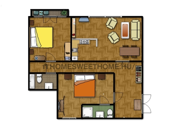 2 EN- SUITE BEDROOM APT FOR REN Budapest