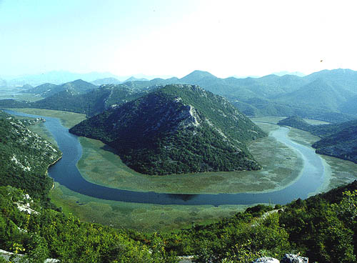 Sale peninsula on Skadar Lake Cetinje