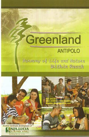 GREENLAND ANTIPOLO LOT FOR SALE Antipolo City