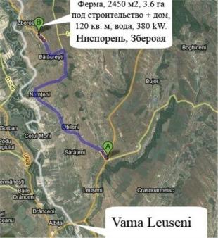 Farm + Warehouse, 2450 m2 Nisporeni