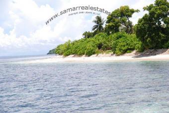 10-hectare white sandy beach Biri