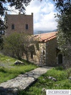 Historic tower in Mani Mani