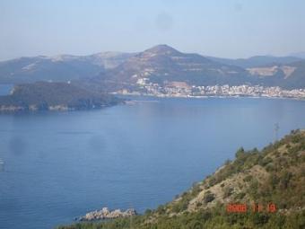 Lands on Adriatic sea coast Budva