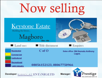 PLOTS FORSALE IN MAGBORO C OF O Lagos