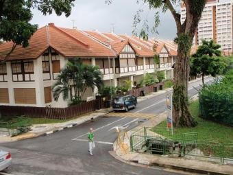 Old colonial terrace for rental Singapore