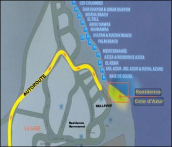 Apartment front of the sea Hammamet