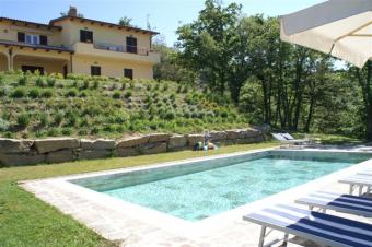 Villa with view on the lake Perugia