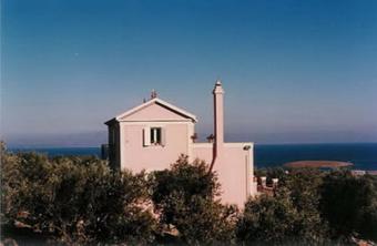 Neo-classical  villa  with a sea Lesvos