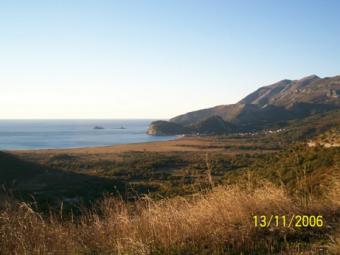 land in Buljarica Buljarica