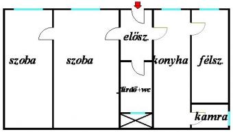 flat of 72 m2 is for sale Budapest