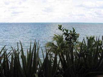 view from terrace Cancun