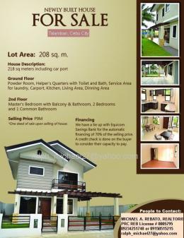 NEWLY BUILTY HOUSE FOR SALE! Cebu City
