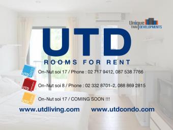 UTD ARIES ROOM FOR RENT SUKUMVIT Bangkok