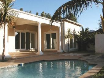 View of the terras with pool Johannesburg