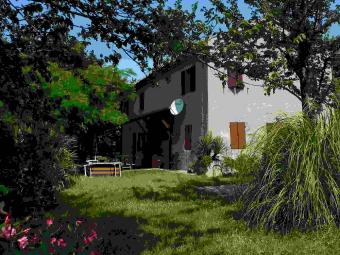 panoramic contryhouse Pesarourbino