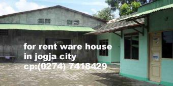 FOR RENT WAREHOUSE IN JOGJA CITY Yogyakarta