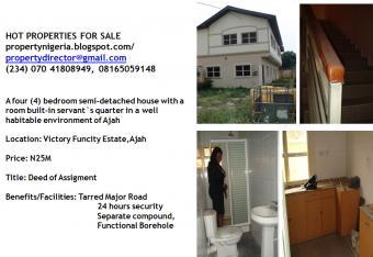 4 flats in Victory Funcity,Ajah Gidan Ajah
