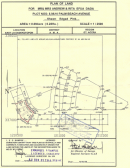 Plots by Burma Camp South wall Accra