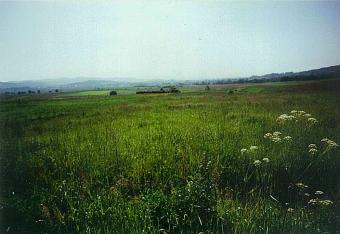 Beautiful mountain land, Poland Strachocina