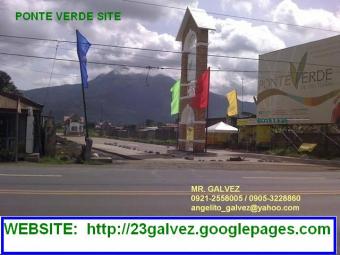 PONTE VERDE RES`L LOT FOR SALE Sto. Tomas, Batangas