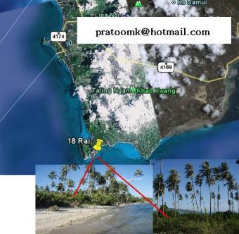 Beachfront for sale in Samui Samui Islands