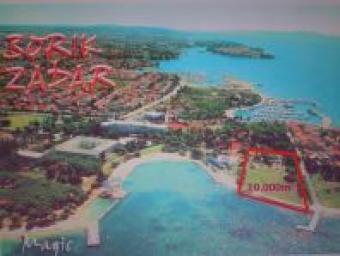 Beautiful land by sea at center Zadar