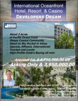 Ecuador Hotel Oceanfront 2 Acre Playas, Guaya