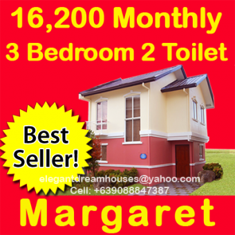 Margaret 3 bed 2 toilet 16k mon. Cavite
