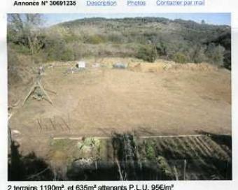 Plots of land South of France Beziers