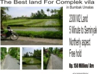 land for sale in kerobokan 5 rg Kerobokan Kuta