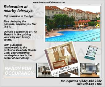 Luxury Condo 4 Golf lovers Metro Manila