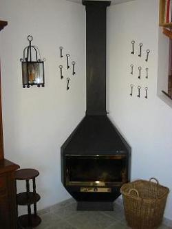 fire place in living room Beniarbeig