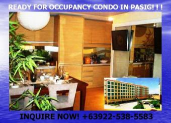 READY FOR OCCUPANCY CONDO IN MLA Pasig