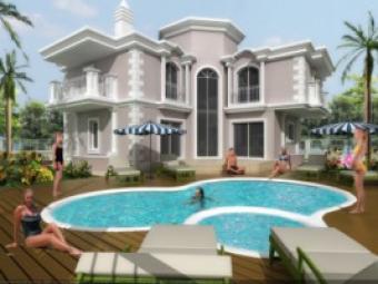 Nikida three smart house villas Antalya