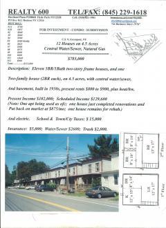 Dvl site: 12 Houses on 4.5acs Hudson Ny12534